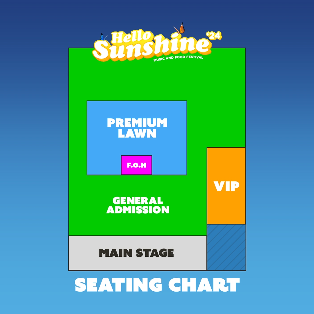 Seating Plan for the Festival